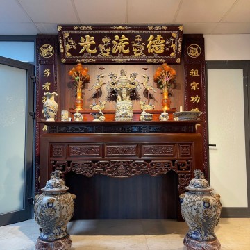 Trọn Bộ Ban Thờ Men Rạn Cao Cấp